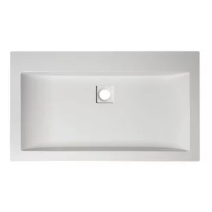 Sanplast Space Mineral Unb-M/SPACE Umywalka nablatowa 60x47x13 cm bez otworu na baterię, biała 640-290-0300-01-000 - Umywalki - miniaturka - grafika 2