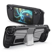 Gadżety dla graczy - Etui TECH-PROTECT Defense do Steam Deck Czarny - miniaturka - grafika 1