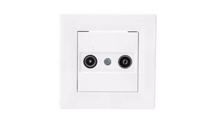 Schneider Electric ASFORA Gniazdo antenowe RTV końcowe 1dB białe EPH3300121 0001-00000-52992 [4352172] - Gniazdka elektryczne - miniaturka - grafika 1
