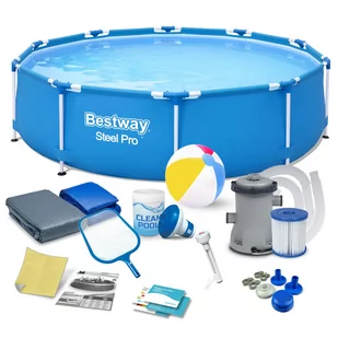 Basen ogrodowy stelażowy 305x76cm Bestway zestaw 16w1 - Baseny ogrodowe - miniaturka - grafika 1