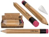 Ołówki - Ołówek z gumką OOTB XXL, 36 cm - miniaturka - grafika 1