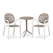 Meble ogrodowe - Zestaw Nardi PALMA/SPRITZ 2+1 Tortora - miniaturka - grafika 1