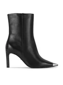 Botki damskie - Gino Rossi Botki FLORI-116021 Czarny - miniaturka - grafika 1