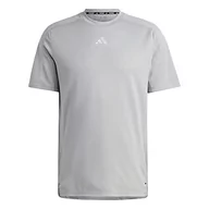 Koszulki męskie - adidas Męski T-shirt (Short Sleeve) M Wo Entry Tee, MGH Solid Grey, IC2112, L - miniaturka - grafika 1