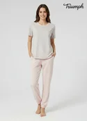 Piżamy damskie - TRIUMPH PIŻAMA DAMSKA zestaw koszulka + spodnie rozmiar 42 - miniaturka - grafika 1