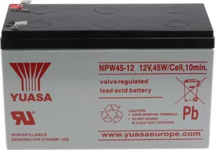Yuasa Akumulator kwasowo-ołowiow 8.5Ah 151 x 65 x 94mm 12V NPW45-12 - Baterie do zasilaczy awaryjnych UPS - miniaturka - grafika 1