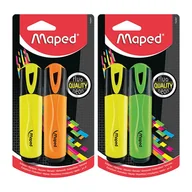 Zakreślacze - Zakreślacz fluo peps mix kolorów Maped 742567 - miniaturka - grafika 1