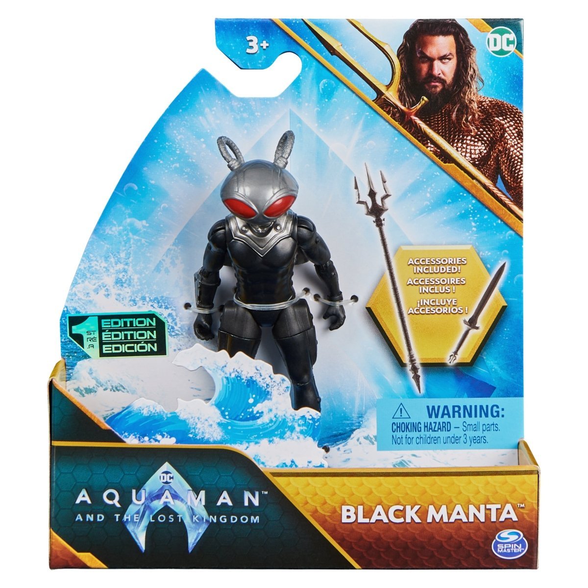 Figurka Marvel Spin Master DC Aquaman figurka Black Manta 10cm
