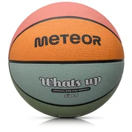 Piłka nożna - Piłka Koszykowa Meteor What's Up 5 Jasnoniebieski/pomarańczowy - miniaturka - grafika 1