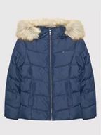 Kurtki i płaszcze dla chłopców - Tommy Hilfiger Kurtka puchowa Essential KG0KG05980 D Granatowy Regular Fit - miniaturka - grafika 1