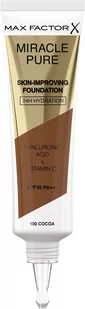 Max Factor Miracle Pure Foundation 100 cocoa - Podkłady do twarzy - miniaturka - grafika 2