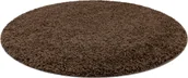 Dywany - Dywan SOFFI koło shaggy 5cm brązowy koło 120 cm - miniaturka - grafika 1