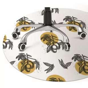 Podkładka pod krzesło obrotowe Mango fi100 cm - Podnóżki, podpórki, podkładki - miniaturka - grafika 1