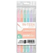 Cienkopisy - INTERDRUK Cienkopis Pastel Line 6 kolorów - - miniaturka - grafika 1