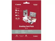 Dodatki do drukarek i skanerów - Canon GCP-101 Greeting Card Pack 10x15 cm 170 g, 10 Sheets 0775B077 - miniaturka - grafika 1