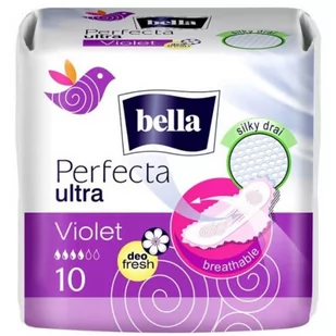 Bella PODPASKI PERFECTA ULTRA VIOLET DEO FRESH 10 SZT. SILKY DRAI - Podpaski - miniaturka - grafika 1