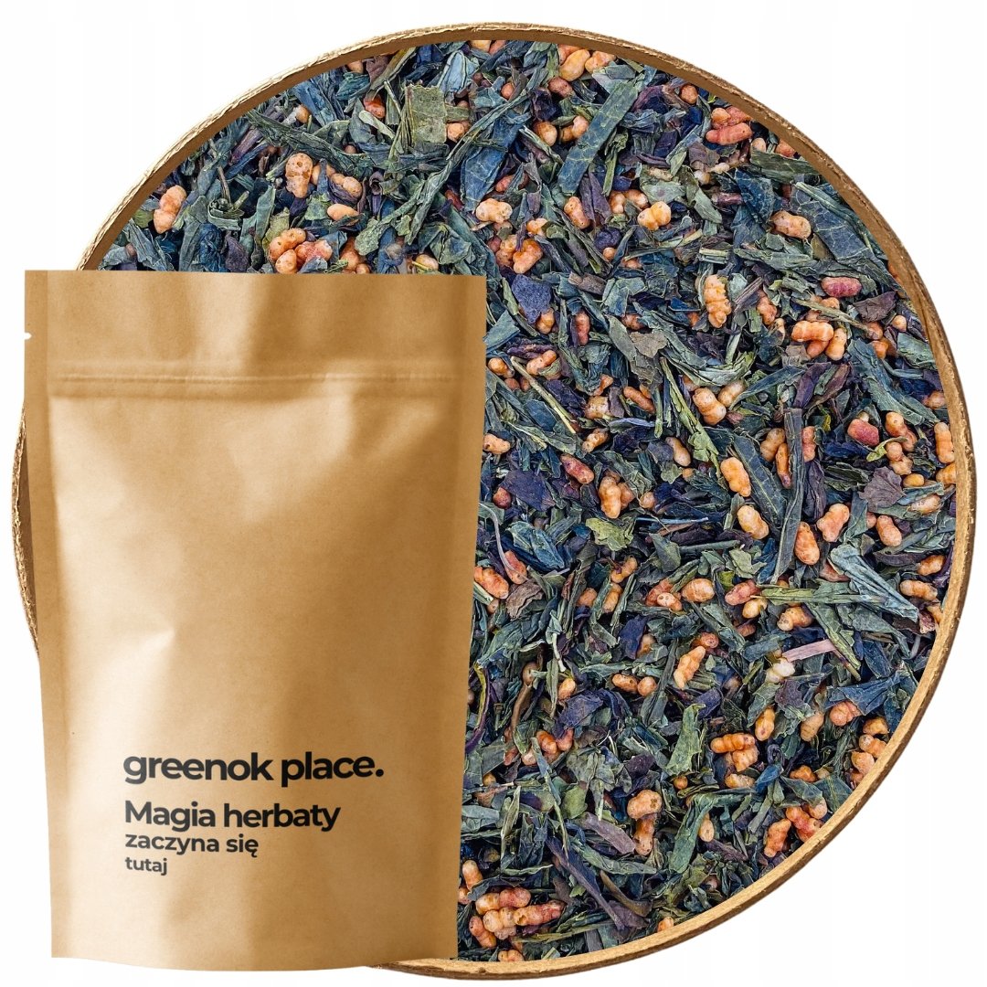 Herbata zielona Genmaicha Japan Styl 1000g sencha prażony ryż Jakość Hurt