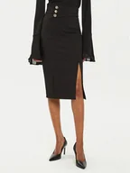 Spódnice - Rinascimento Spódnica ołówkowa CFC0119972003 Czarny Slim Fit - miniaturka - grafika 1