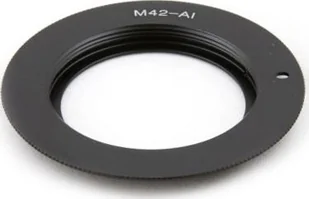 Pixco ADAPTER z NIKON [AF/Ai/AiS] na M42 + BLOKADA / SLIM - Tulejki, adaptery, redukcje do aparatów - miniaturka - grafika 1