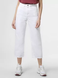 Spodnie damskie - BOSS Orange - Jeansy damskie  Modern Straight 2.0, biały - grafika 1