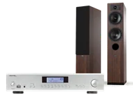 Zestawy stereo - Rotel A12 MkII (srebrny) + Tesi 5 (mokka) - miniaturka - grafika 1