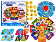 Zabawki interaktywne dla dzieci - DLA DZIECI OBROTOWA GRA LOSOWA, ZWIERZĘTA I OWOCE - miniaturka - grafika 1