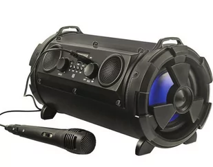 Bezprzewodowy Głośnik z karaoke mikrofon bluetooth Hykker - Power audio - miniaturka - grafika 1