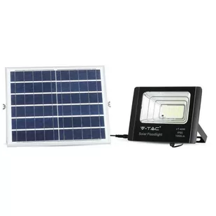 V-TAC Naświetlacz LED z panelem solarnym 16W barwa neutralna V-TAC VT-40W - Lampy pozostałe - miniaturka - grafika 2