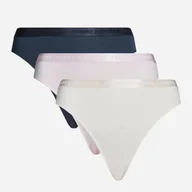 Majtki damskie - Zestaw damskich majtek typu slip 3 szt Tommy Hilfiger UW0UW04329-0VW L Wielokolorowy (8720637193310) - miniaturka - grafika 1