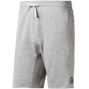 Reebok, Spodenki męskie, TE Marble Melange Short D94192, szary, rozmiar L - Spodenki męskie - miniaturka - grafika 1