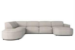 Sofa modułowa w kształcie V California narożnik tkanina Luna beżowy lewy - Narożniki - miniaturka - grafika 1