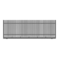 Ogrodzenia - Polbram Brama przesuwna bez przeciwwagi Negros 4x1,5 m prawa - miniaturka - grafika 1