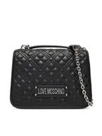 Torebki damskie - LOVE MOSCHINO Torebka JC4000PP1NLA000B Czarny - miniaturka - grafika 1