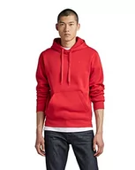 Bluzy męskie - G-STAR RAW Męska bluza z kapturem, czerwona (Acid red C235-A911), M, czerwony (Acid Red C235-a911), M - miniaturka - grafika 1