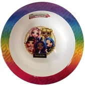Miseczki i talerzyki dla dzieci - Miseczka dziecięca 15,5 RAINBOW HIGH do mikrofali - miniaturka - grafika 1