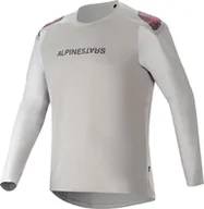Koszulki męskie - Alpinestars Koszulka długi rękaw ALPINESTARS A-ARIA POLARTEC SWITCH LS JERSEY, Light Gray Rozmiar: XL - miniaturka - grafika 1