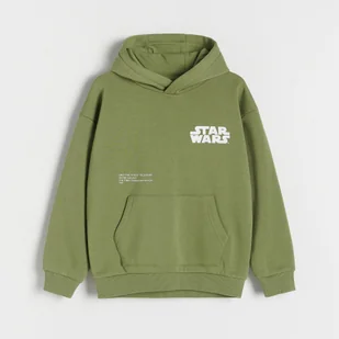 Reserved - Bluza z kapturem Star Wars - oliwkowy - Bluzy dla chłopców - miniaturka - grafika 1