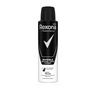 Dezodoranty i antyperspiranty męskie - Rexona Men Invisible Black&White deo spray 200 - miniaturka - grafika 1