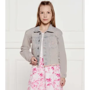 Guess Kurtka jeansowa Regular Fit - Kurtki i płaszcze dla dziewczynek - miniaturka - grafika 1
