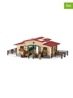 Zabawki kreatywne - Schleich 96-częściowy zestaw "Stable with horses" - 3+ - miniaturka - grafika 1