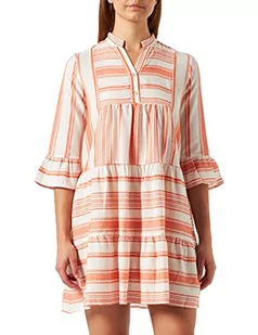IZIA Damska sukienka letnia Mahisha Dress, pomarańczowy, M - Sukienki - miniaturka - grafika 1