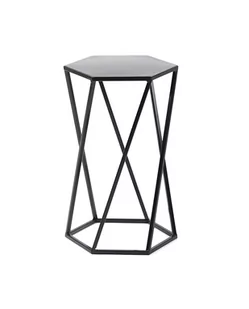 Kwietnik Metalowy Stojak na kwiaty 40cm czarny 1615/40 - Kwietniki - miniaturka - grafika 1