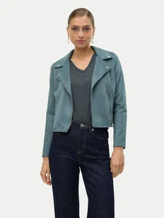 Vero Moda Kurtka z imitacji skóry Jose 10300938 Zielony Regular Fit - Kurtki damskie - miniaturka - grafika 1