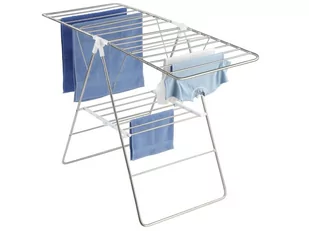 Wenko Suszarka na pranie Flexi, srebrna, 90x58x146 cm - Suszarki na ubrania - miniaturka - grafika 1