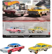 Samochody i pojazdy dla dzieci - Hot Wheels Premium 2 Pack PLYMOUTH / DODGE CORNET - miniaturka - grafika 1