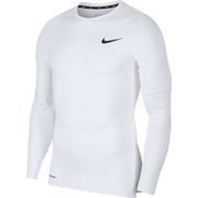 Koszulki sportowe męskie - Nike, Koszulka męska, M NP Top LS Tight BV5588 100, biały, rozmiar XXL - miniaturka - grafika 1