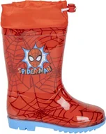 Buty dla dziewczynek - Kalosze dziecięce Spider-Man czerwone - 24 - miniaturka - grafika 1