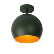 Lampy sufitowe - Lucide Bink 45150/01/33 plafon lampa sufitowa 1x40W E27 zielony - miniaturka - grafika 1