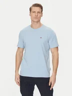 Koszulki męskie - Napapijri T-Shirt Salis NP0A4H8D Niebieski Regular Fit - miniaturka - grafika 1