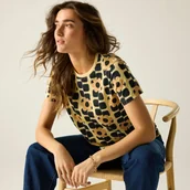 Koszulki i topy damskie - Regatta Orla Kiely Damska koszulka Beżowy, Cotton, Rozmiar: 42 - miniaturka - grafika 1